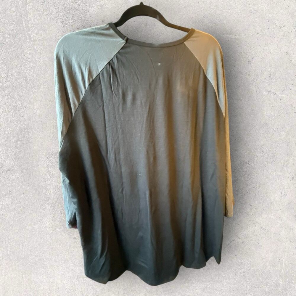 Lularoe Women's Randy Baseball Shirt Gray Size 3XL NWT